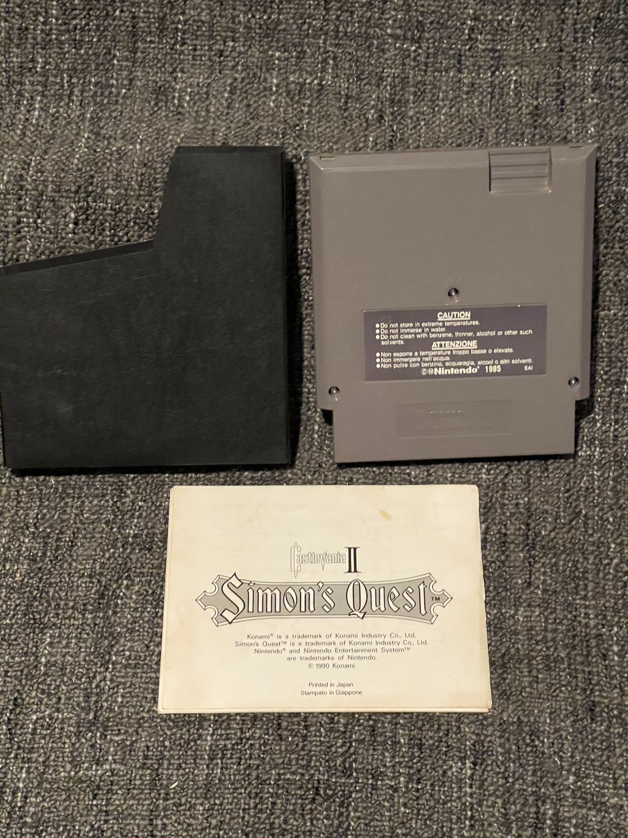 Castlevania Simone's Quest Game - Nes - Nintendo / Entertainment System - Pal Version
