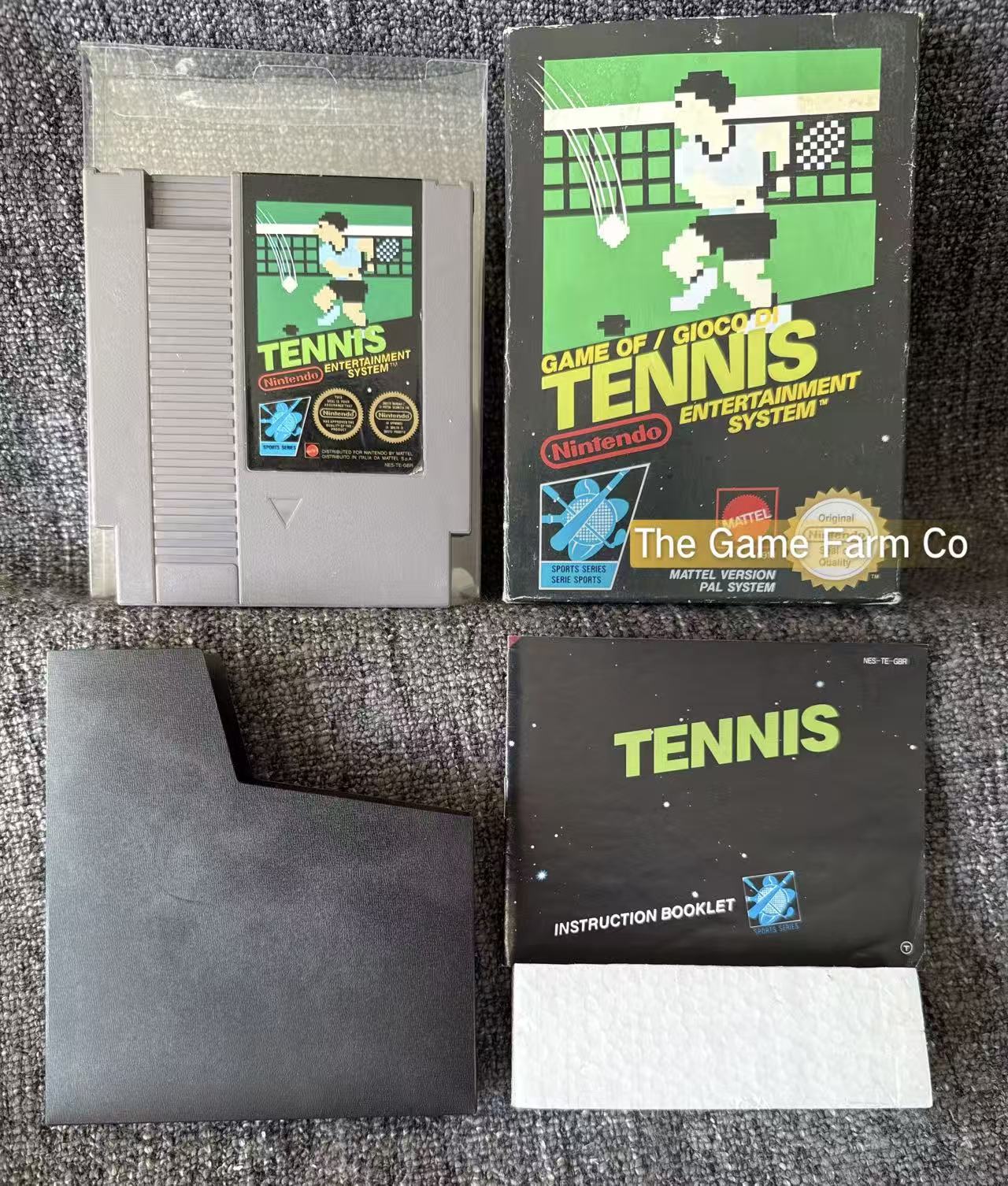 Tennis Boxed Game - Nes - Nintendo / Entertainment System - Pal Version