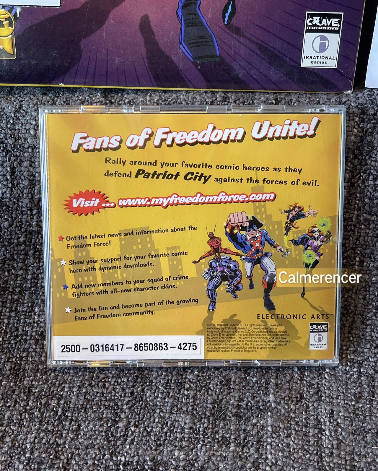 Freedom Force Game - PC - CD ROM - Big Box