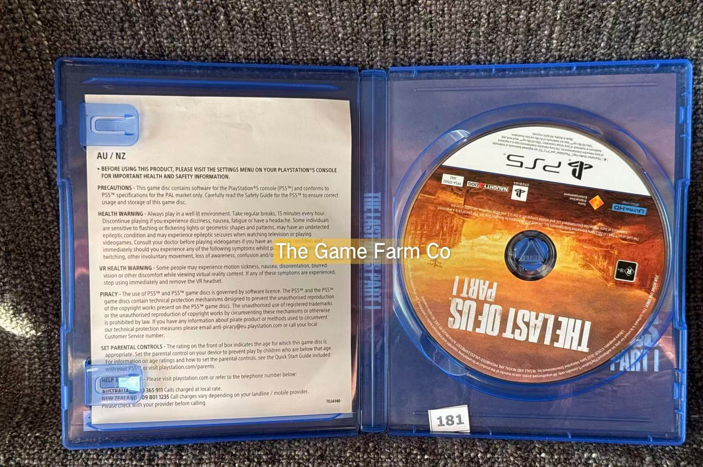 The Last of Us Part I Sony PlayStation 5 Complete PAL Tested Used