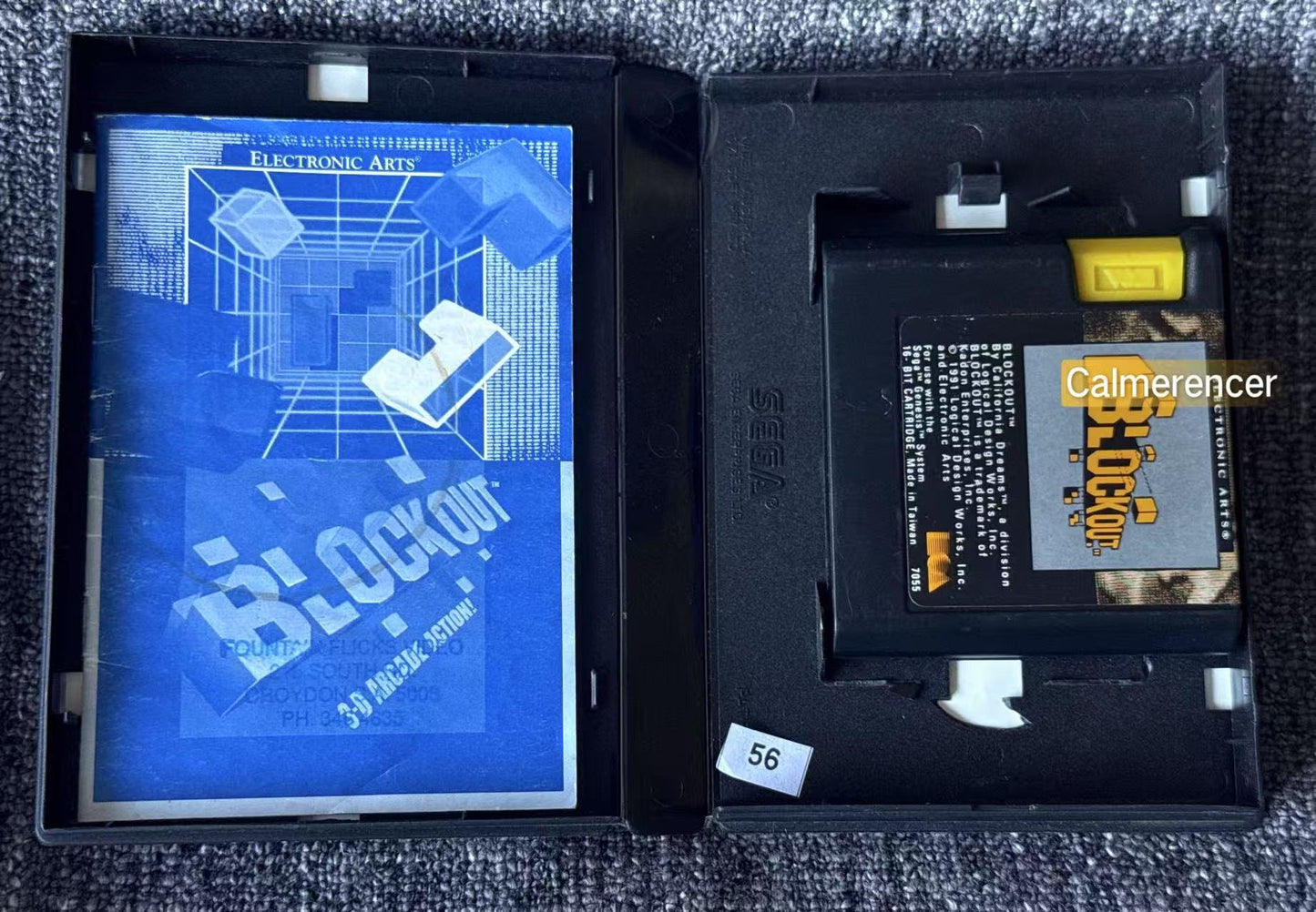 Blockout Game - Sega Mega Drive