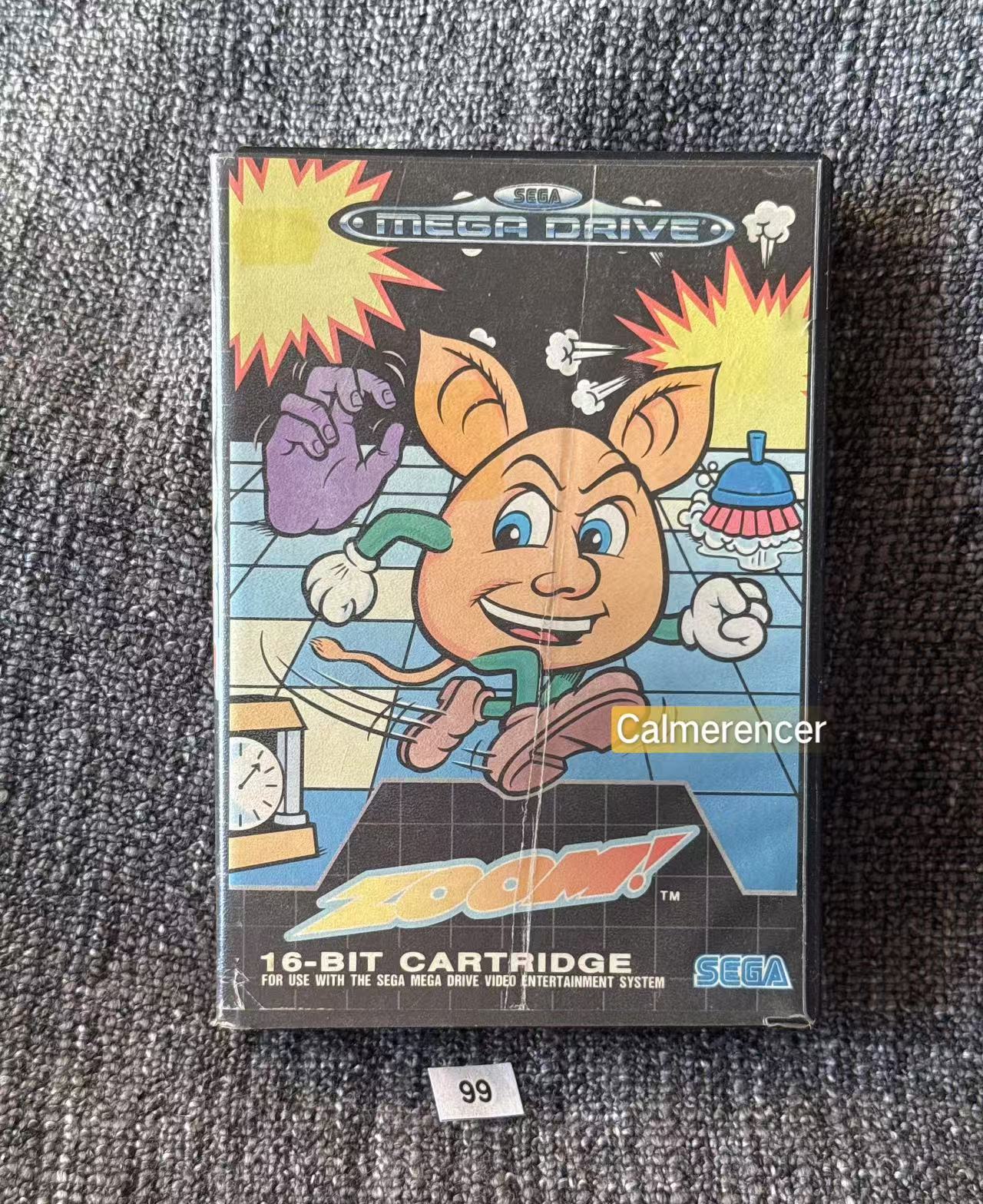 Zoom Game - No manual  - Sega Mega Drive