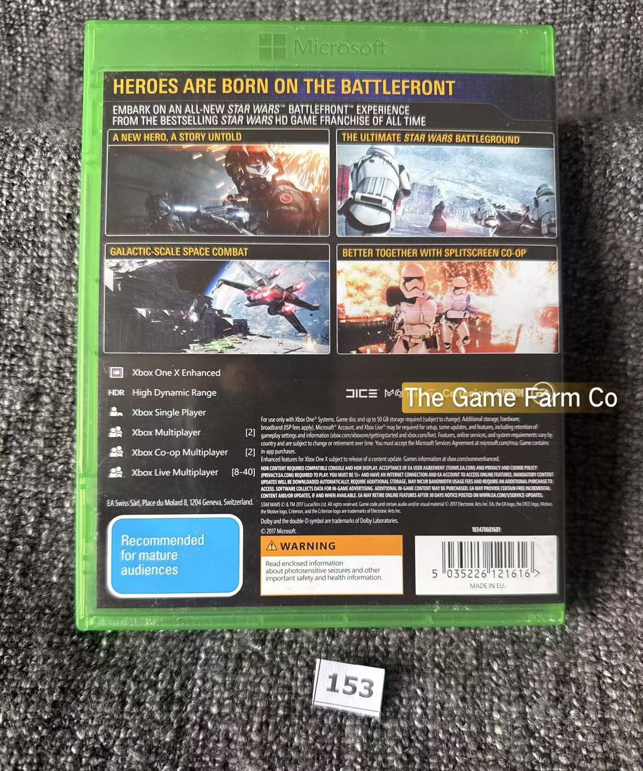 Star Wars Battlefront ll 2  Game - Microsoft Xbox One
