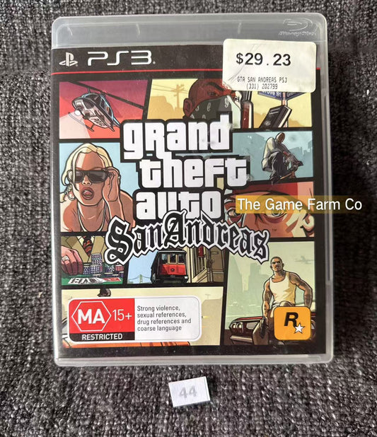 Grand Theft Auto San Andreas Game - PS3 - Sony Playstation 3