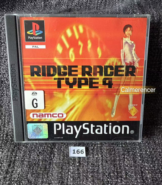 Ridge Racer Type 4 in Mint condition with Demo disk - Sony Playstation One (PS1) Game