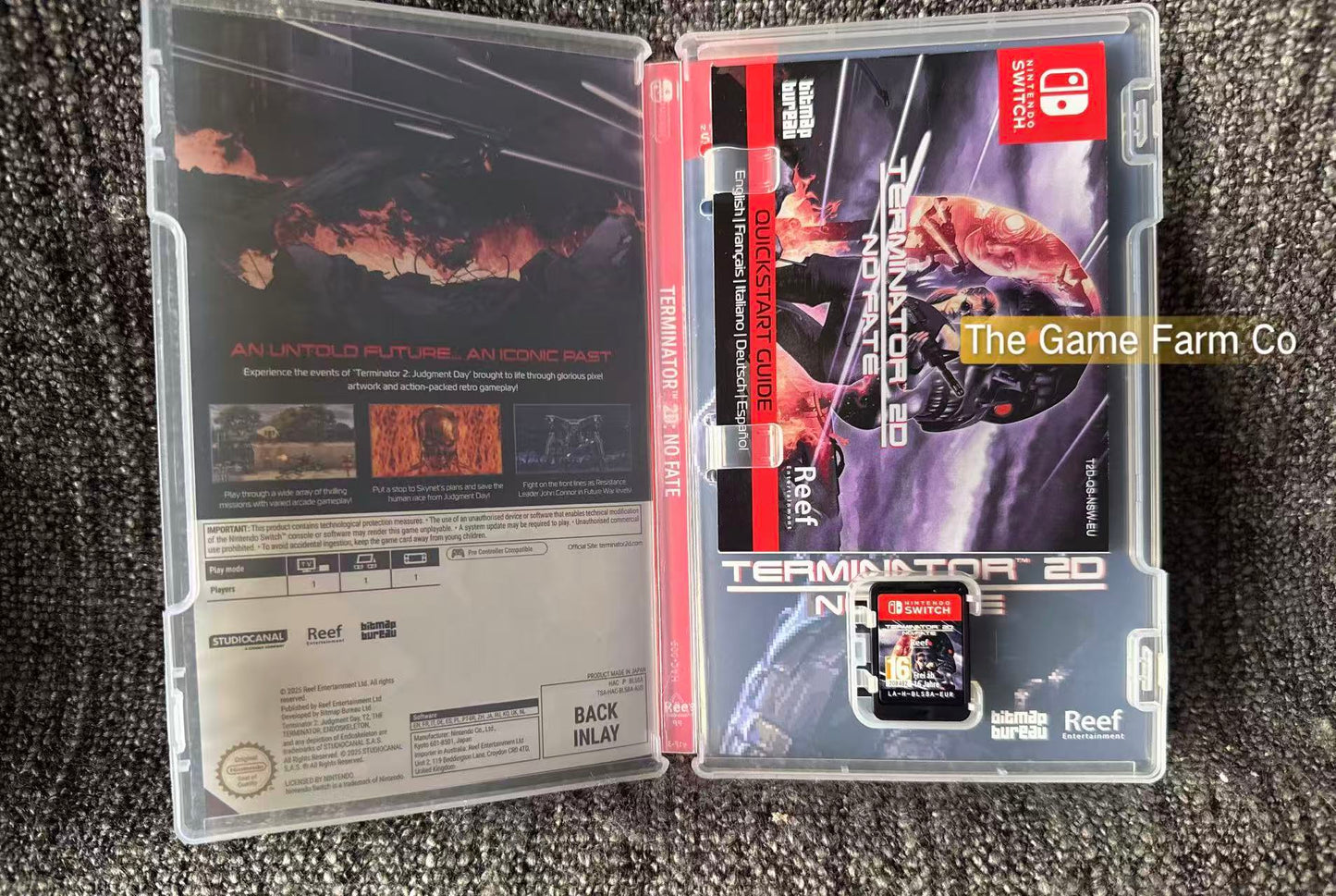 Terminator 2D: NO FATE Day One Edition (Nintendo Switch) Complete CIB Physical Box PAL