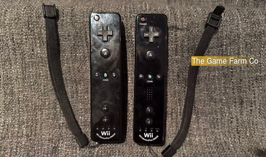2x Genuine Nintendo Wii Motion Plus Controller Black