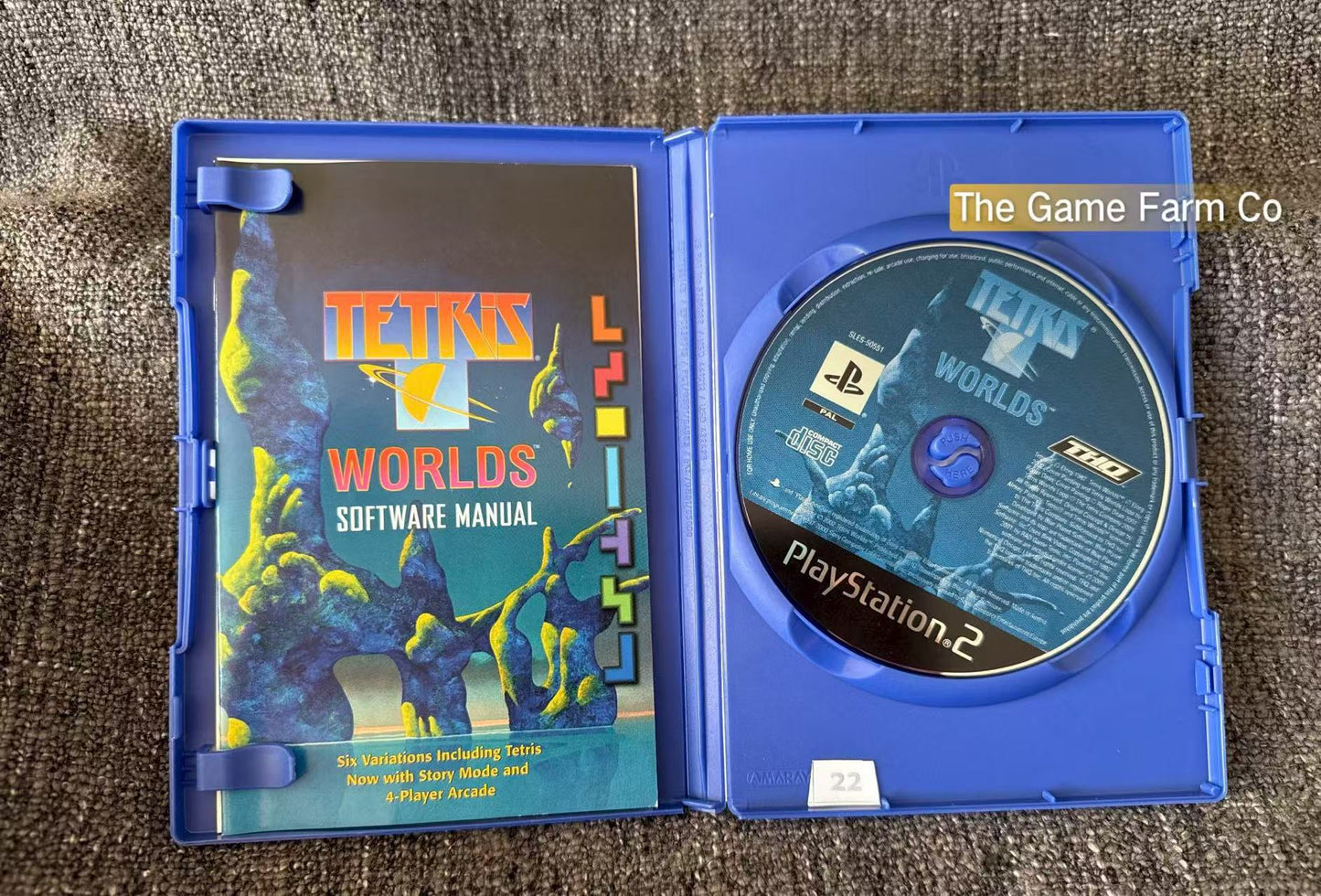 Tetris Worlds Game- Sony PlayStation 2 (PS2)