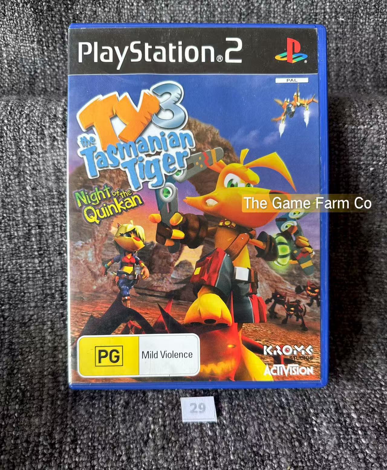 Ty 3 The Tasmanian Tiger Night Of The Quinkan Game- Sony PlayStation 2 (PS2)