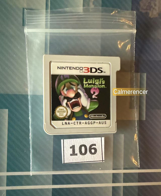 Luigis Mansion 2 Game - No case Nintendo 3DS