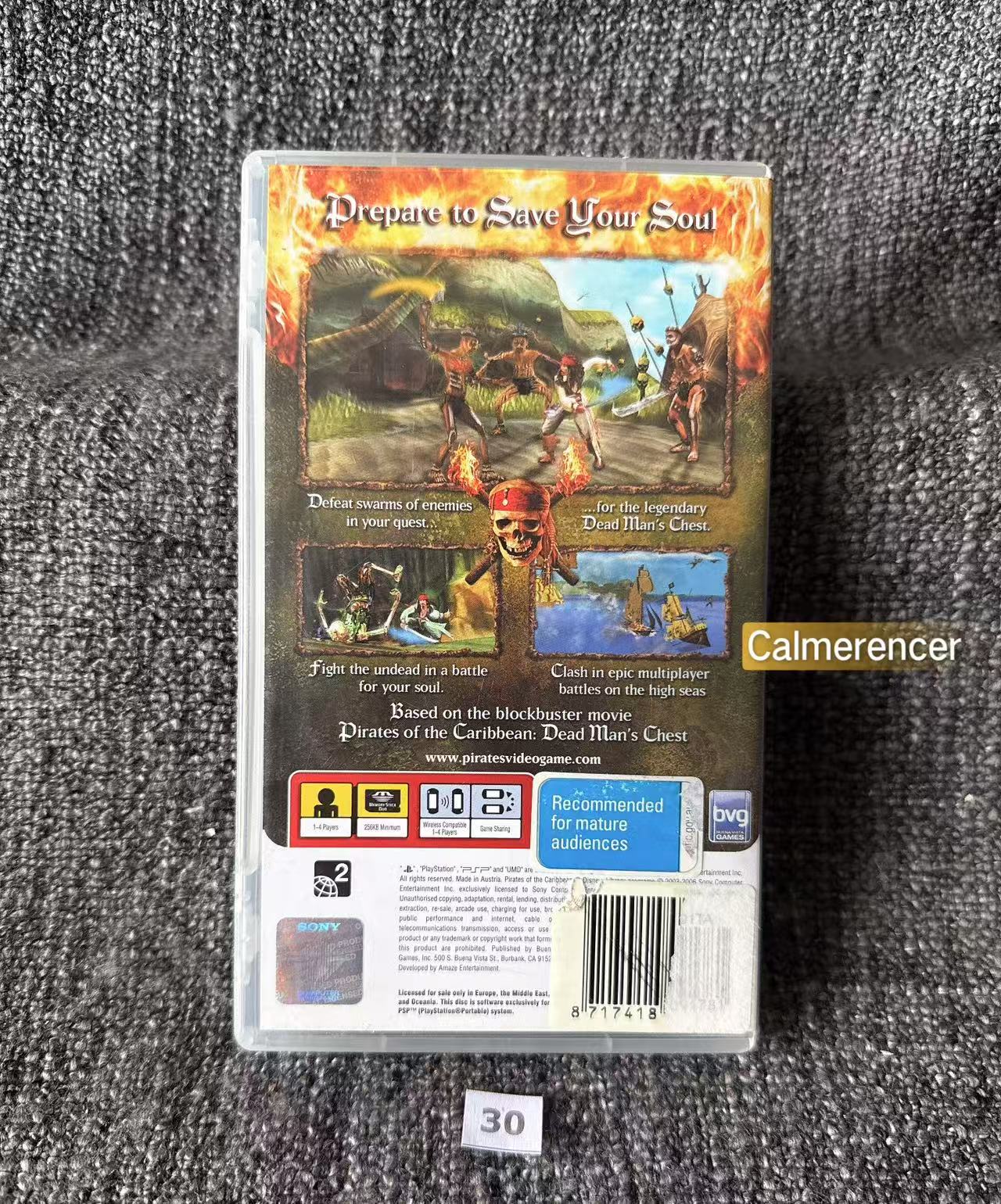 Pirates of The Caribbean PSP Game - PlayStation Portable