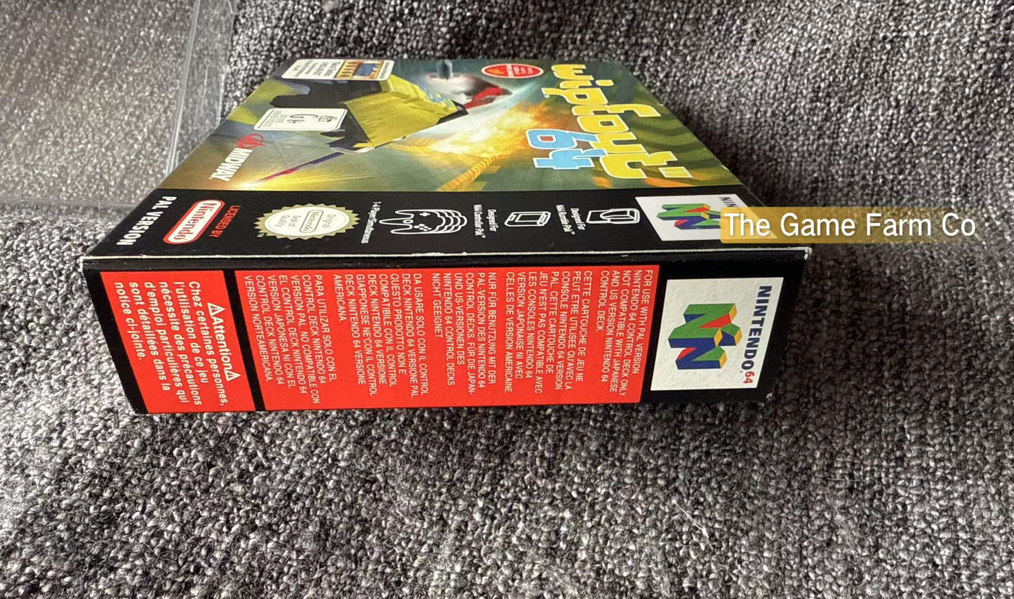 Wipeout 64 Game Boxed - Nintendo 64 / N64 - Pal Version