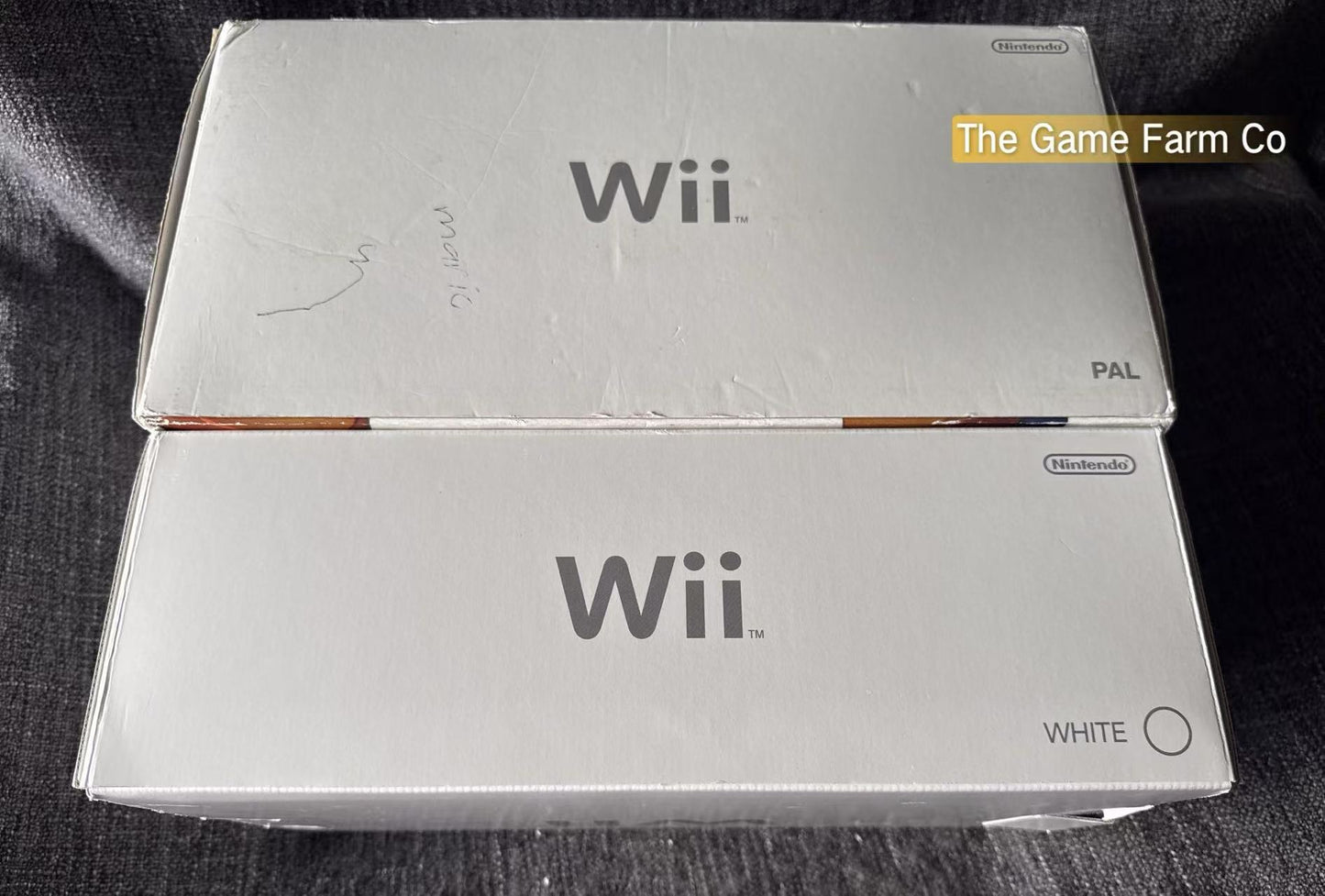 White Nintendo Wii Mario Kart Bundle Edition - Pal Australian