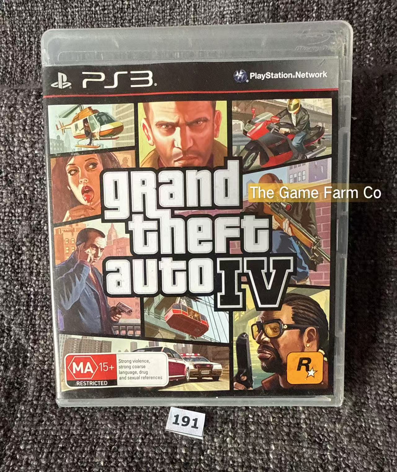 Grand Theft Auto IV 4 Game - PS3 - Sony Playstation 3