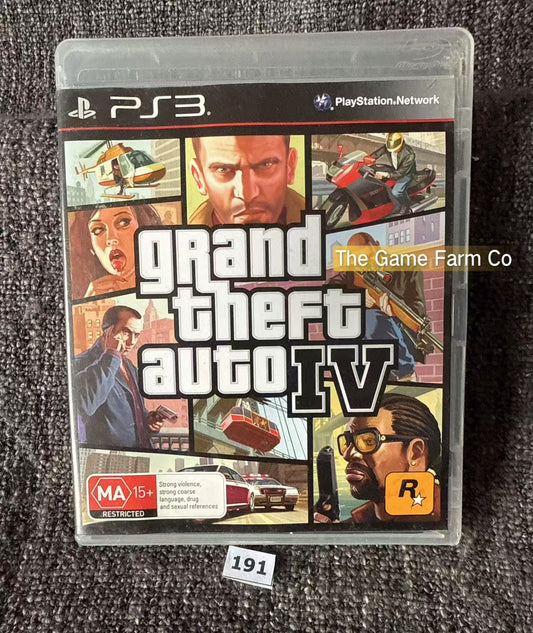 Grand Theft Auto IV 4 Game - PS3 - Sony Playstation 3