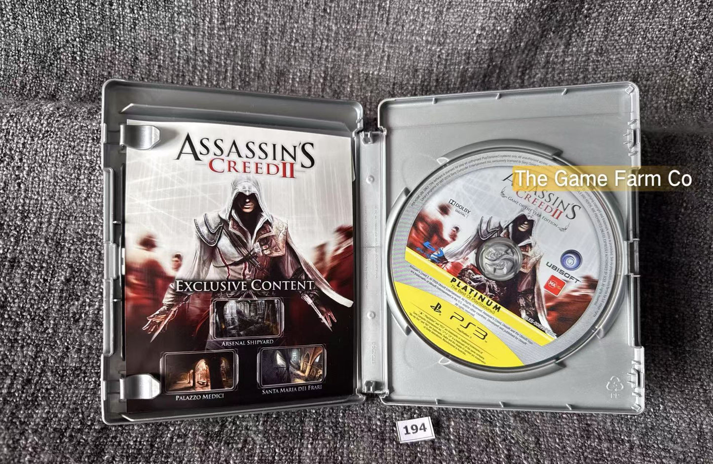 Assassins Creed ll 2 Game - PS3 - Sony Playstation 3
