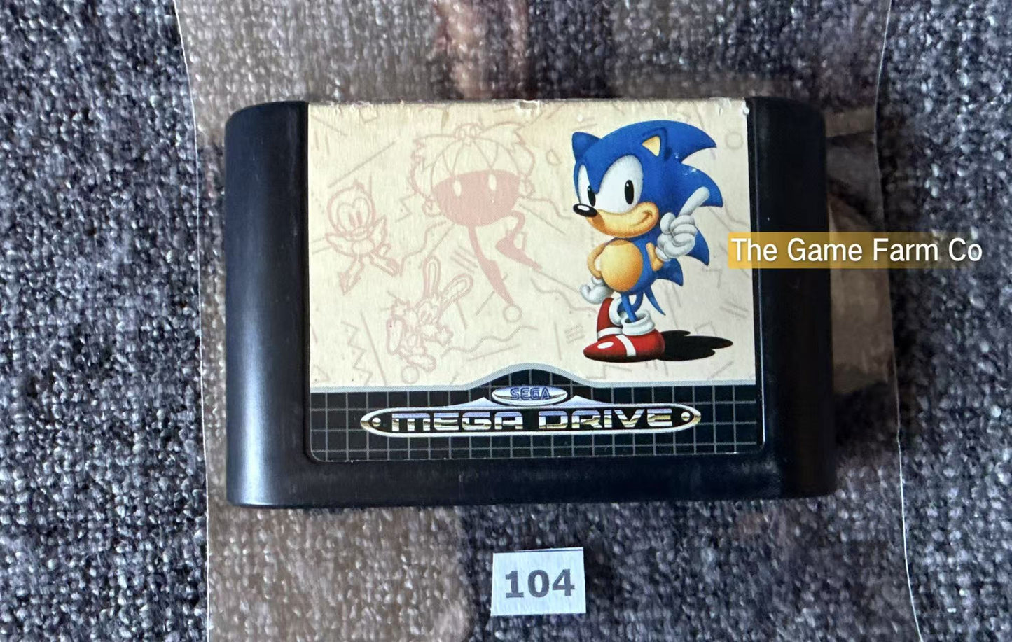 Sonic The Hedgehog Game Loose- Sega Mega Drive