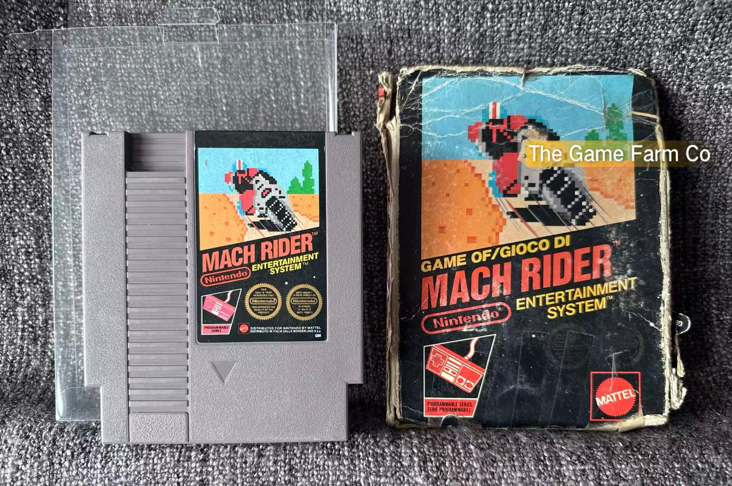 Mach Rider Boxed Game - Nes - Nintendo / Entertainment System - Pal Version