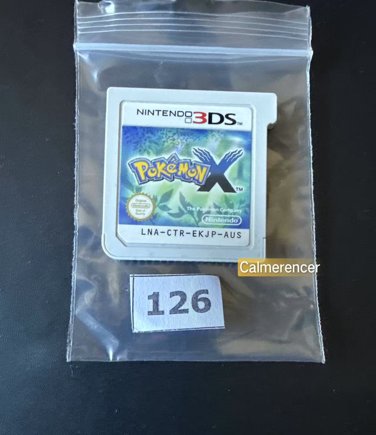 Pokemon X Game - No case Nintendo 3DS