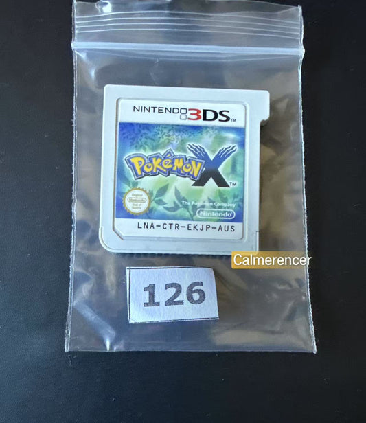 Pokemon X Game - No case Nintendo 3DS
