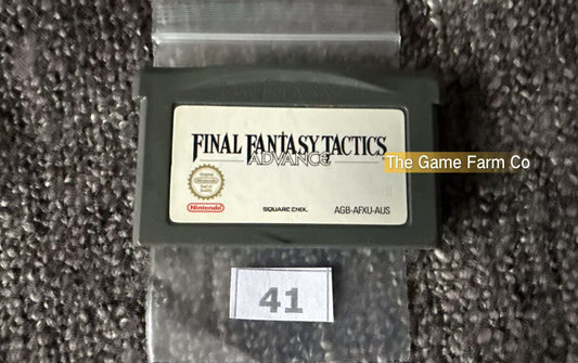 Final Fantasy Tactics Game -Nintendo Gameboy Advance Cart GBA - Pal Version