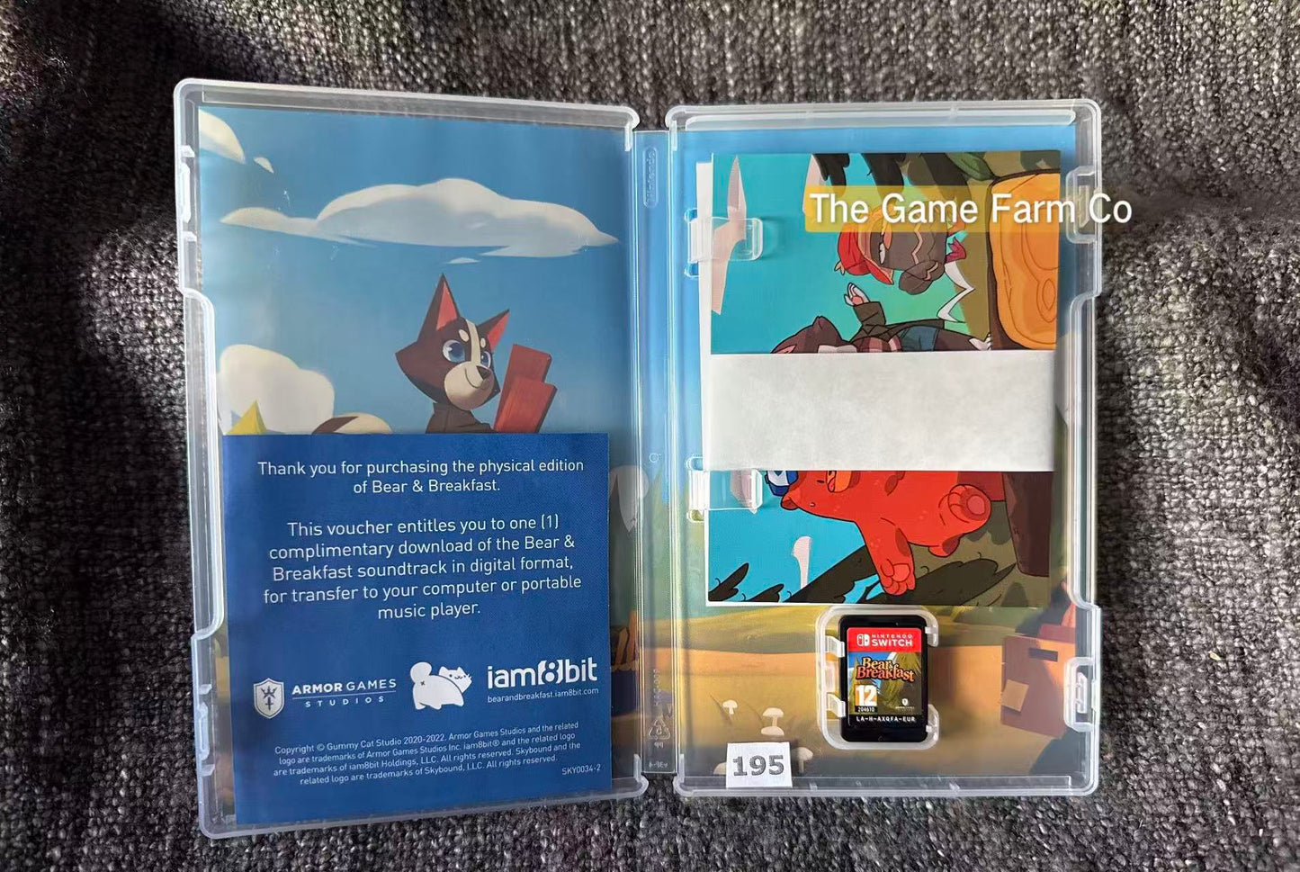 Bear & Breakfast (Nintendo Switch, 2023) Complete in Box CIB PAL Physical Game