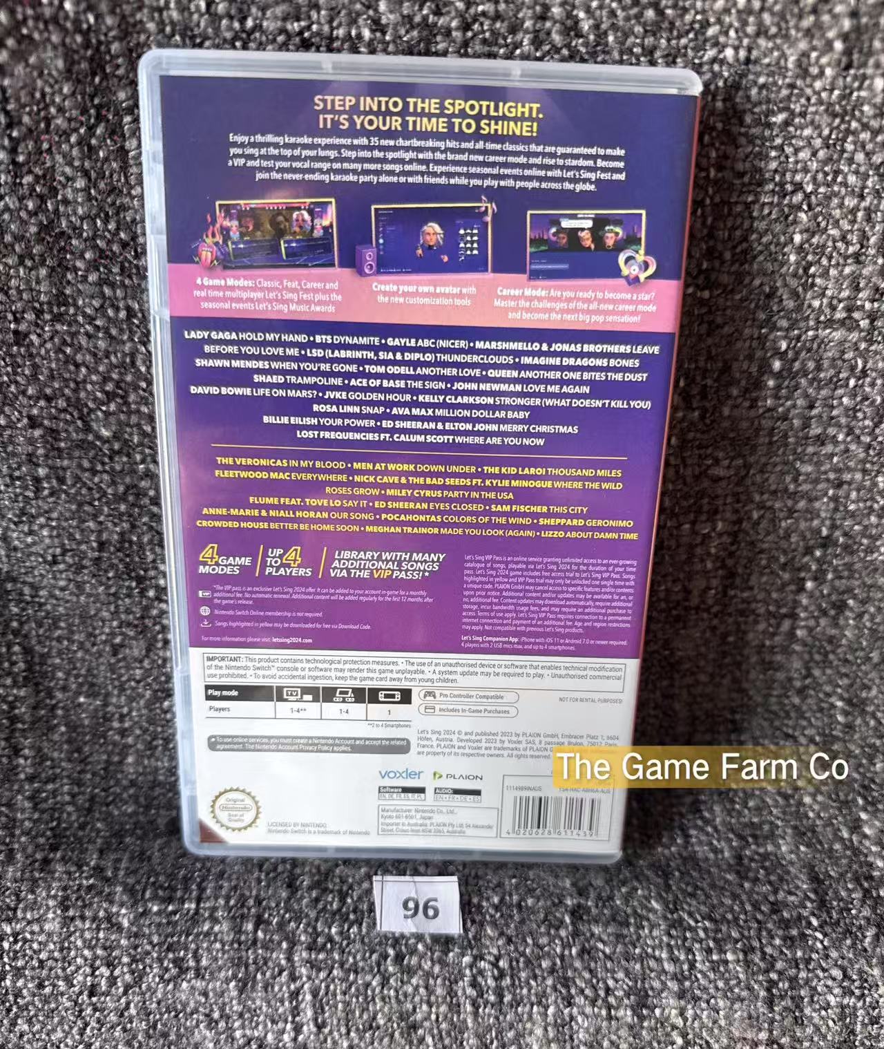 Lets Sing 2024 with 2x Microphones Switch Game - Nintendo Switch