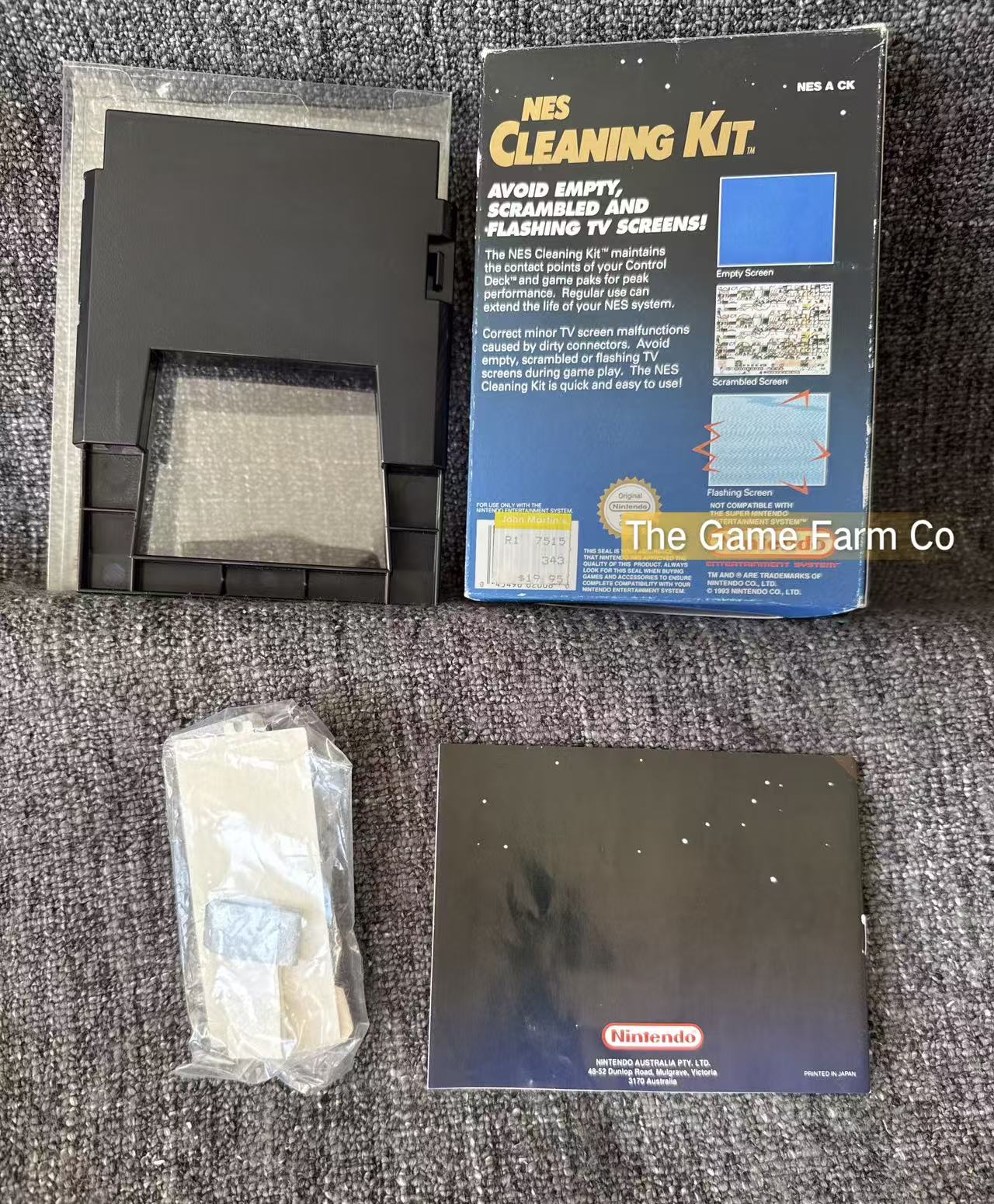 Nes Cleaning Kit Boxed Game - Nes - Nintendo / Entertainment System - Pal Version