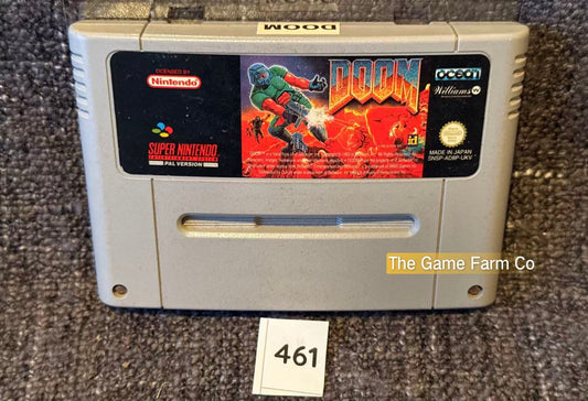 Doom Super Nintendo (SNES) Loose Used PAL Version