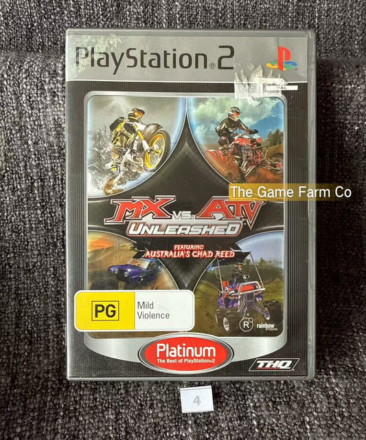 Mx Vs Atv Unleashed Game- Sony PlayStation 2 (PS2)