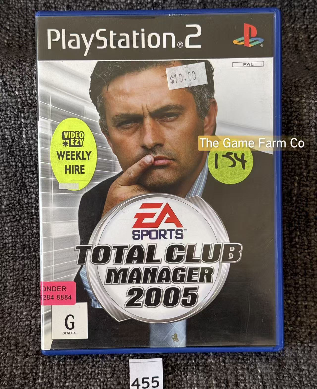 Total Club Manager 2005 PS2 Physical Game CIB PAL Tested Used