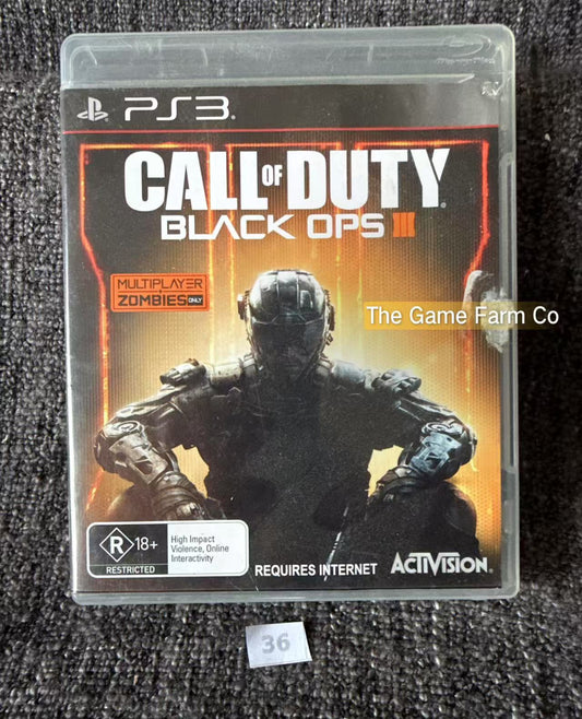 Call Of Duty Black Ops III 3 Game - PS3 - Sony Playstation 3