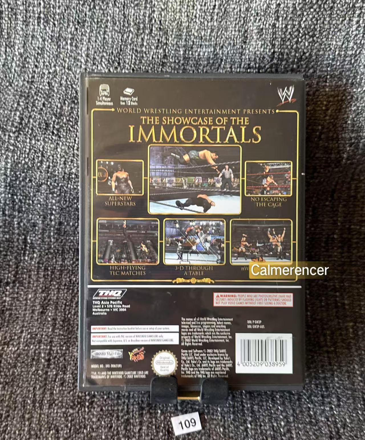 WWE Wrestle Mania X8 Game - Nintendo Gamecube - Pal Version
