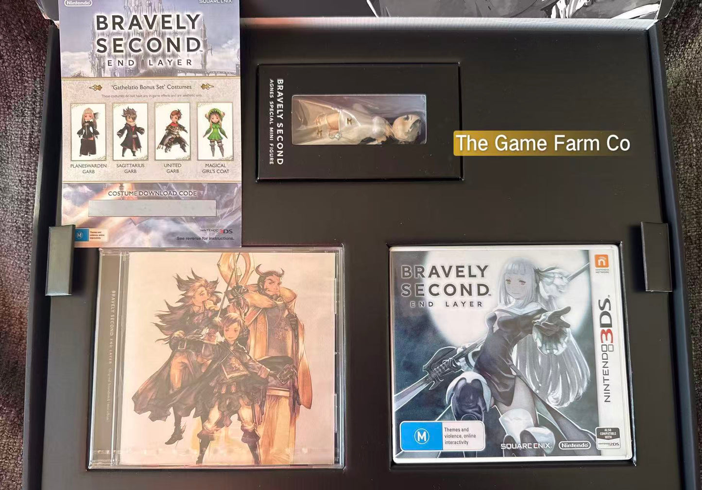 Bravely Second End Layer Deluxe Collectors Edition Nintendo 3DS Mostly New PAL Tested Used