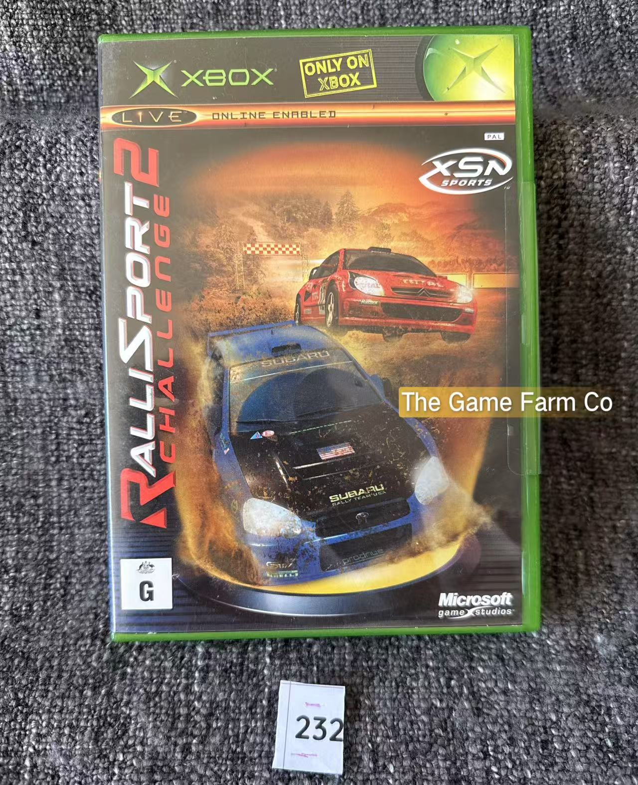 Ralli Sport Challenge 2 Game Microsoft Xbox Original