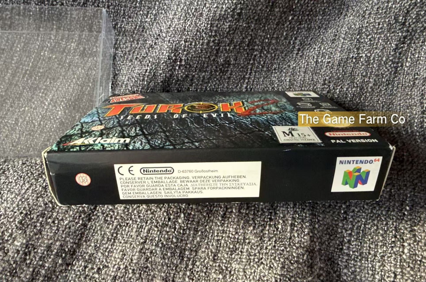 Turok 2 - Seeds of Evil Game Boxed - Nintendo 64 / N64 - Pal Version