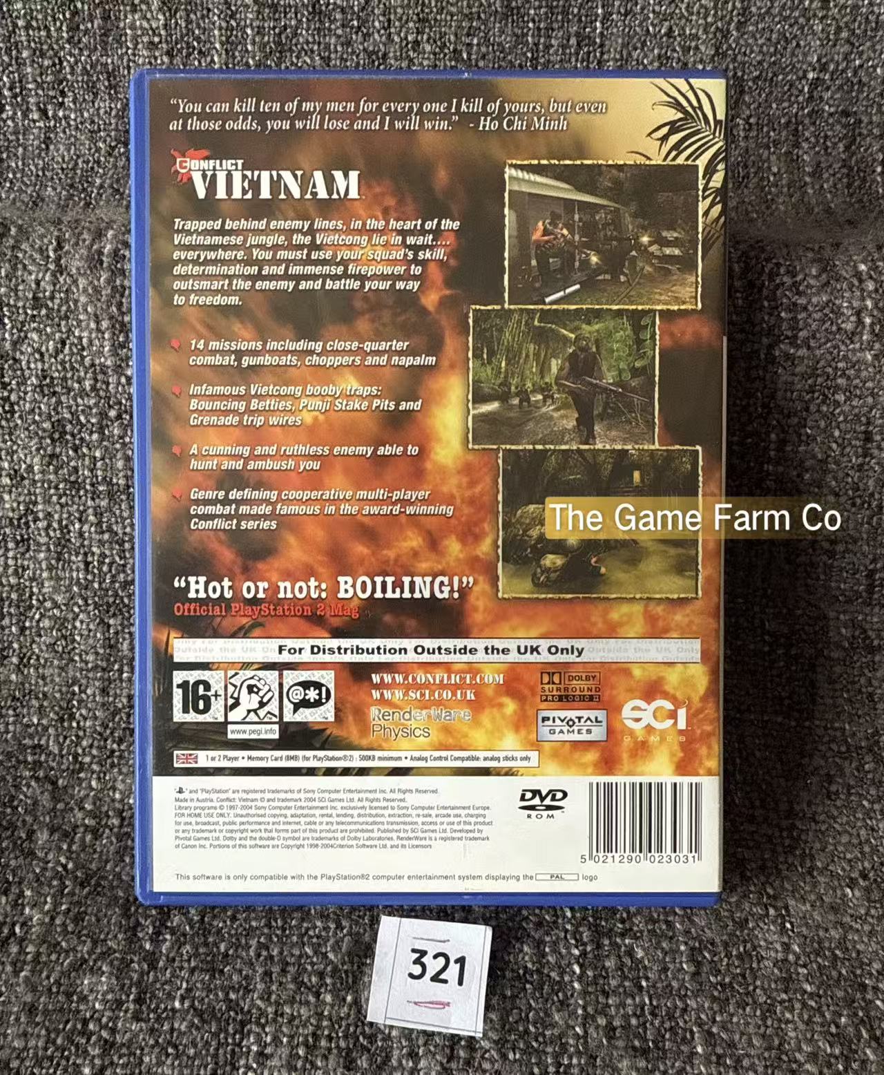 Conflict Vietnam Game In Mint Condition - Sony PlayStation 2 (PS2)