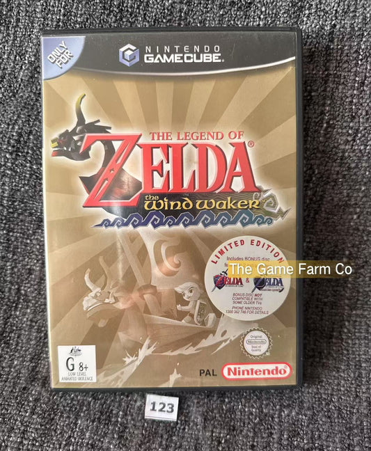 The Legend Of Zelda The Wind Waker + Bonus Game - Nintendo Gamecube - Pal Version