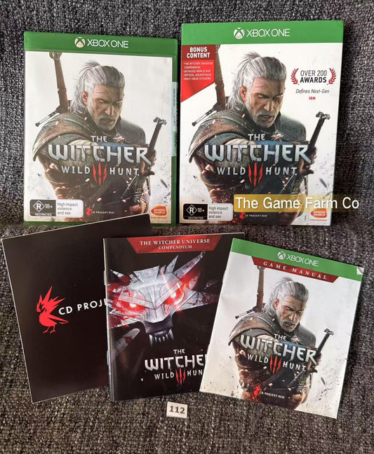 The Witcher 3 Wild Hunt with bonus materials Game Microsoft Xbox One