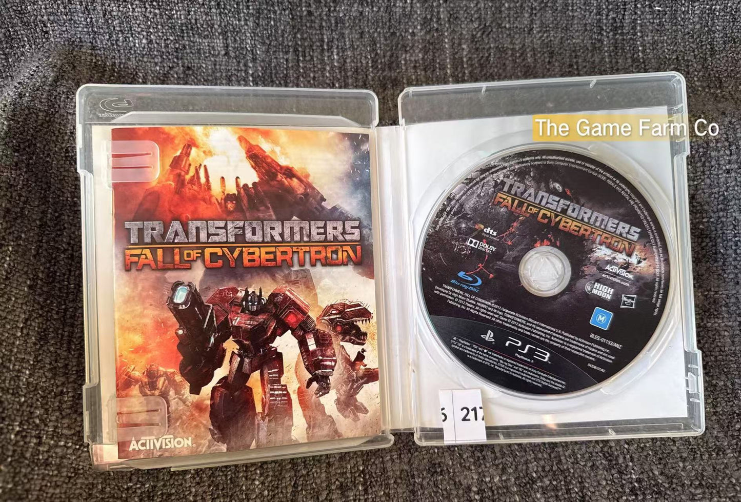 Transformers Fall Of Cybertron Game - PS3 - Sony Playstation 3