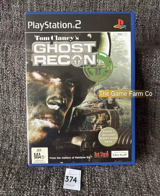 Tom Clancy's Ghost Recon Game In Mint Condition - Sony PlayStation 2 (PS2)