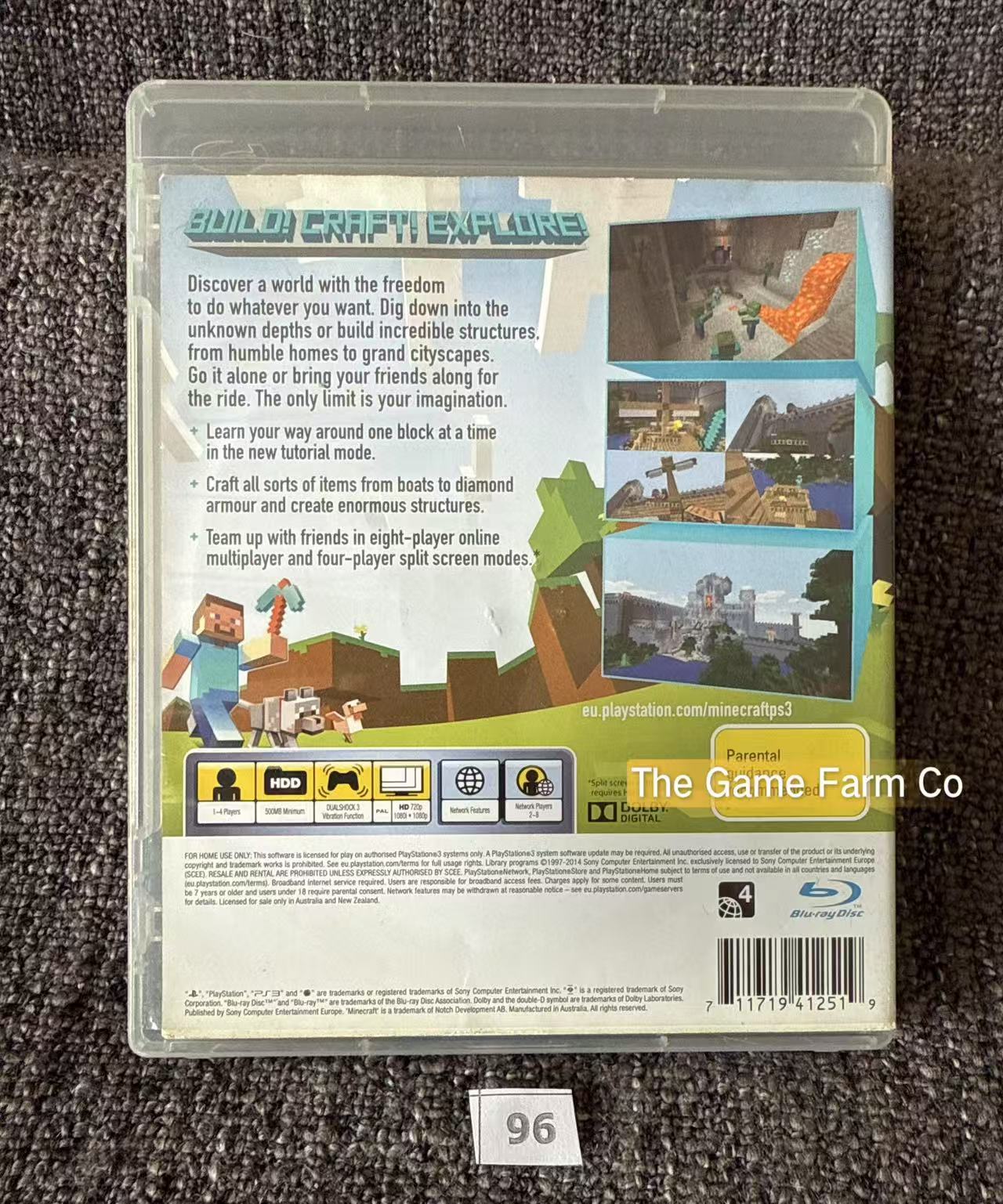 Minecraft Game - PS3 - Sony Playstation 3