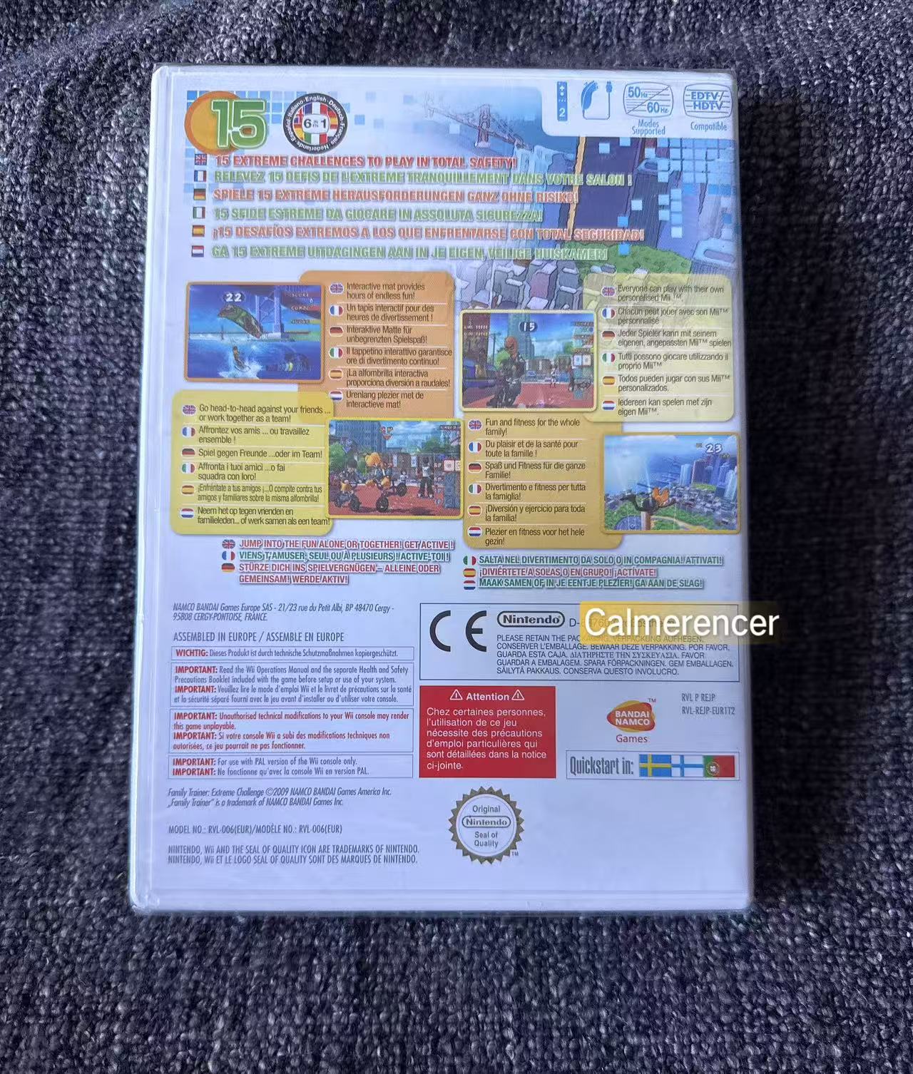 Family Trainer  Extreme Challenge Brand New -  Nintendo Wii game