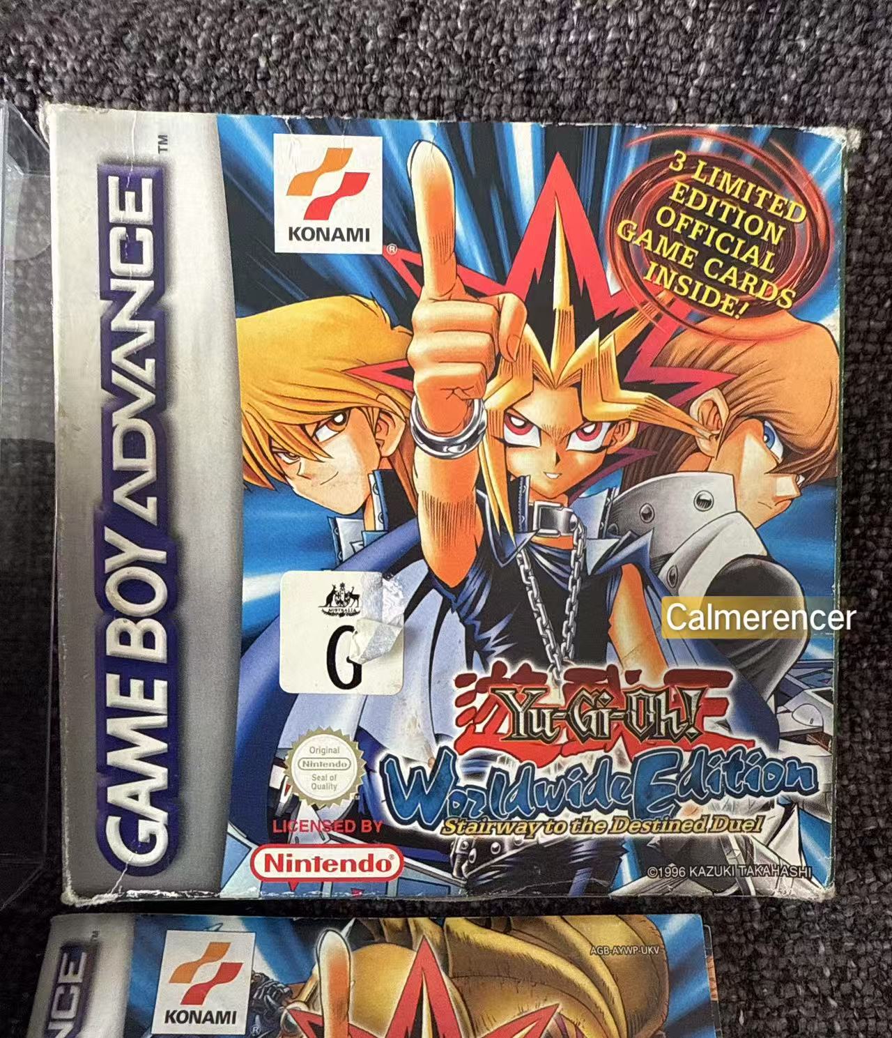 Yu Gi Oh Worldwide Edition Stairway To The Destined Duel Boxed Game -Nintendo Gameboy Advance GBA - Pal Version