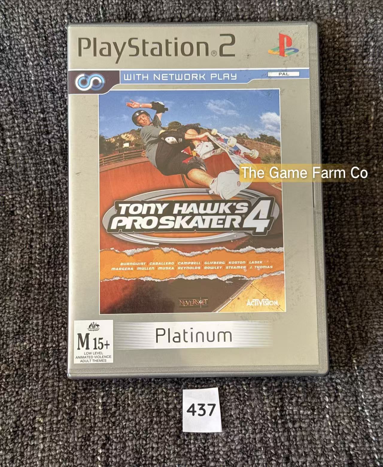 Tony Hawk's Pro Skater 4 PS2 Physical Game CIB PAL Tested Used