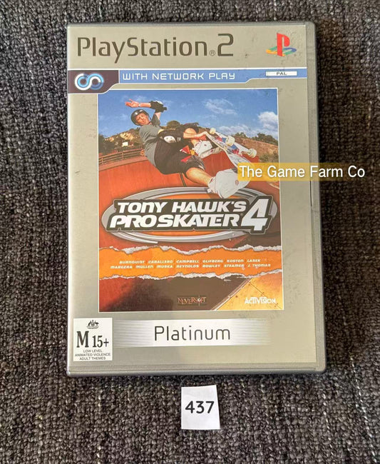 Tony Hawk's Pro Skater 4 PS2 Physical Game CIB PAL Tested Used