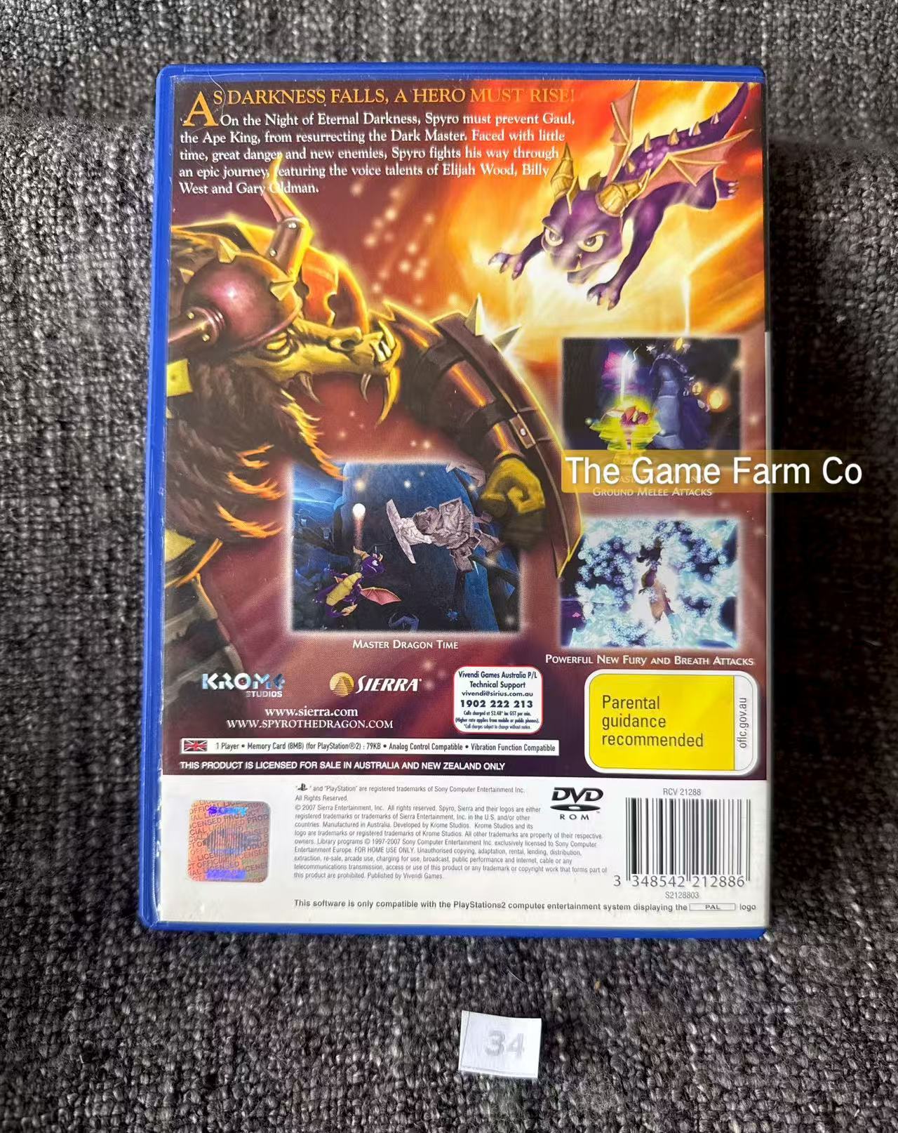 Spyro The Eternal Night Game- Sony PlayStation 2 (PS2)