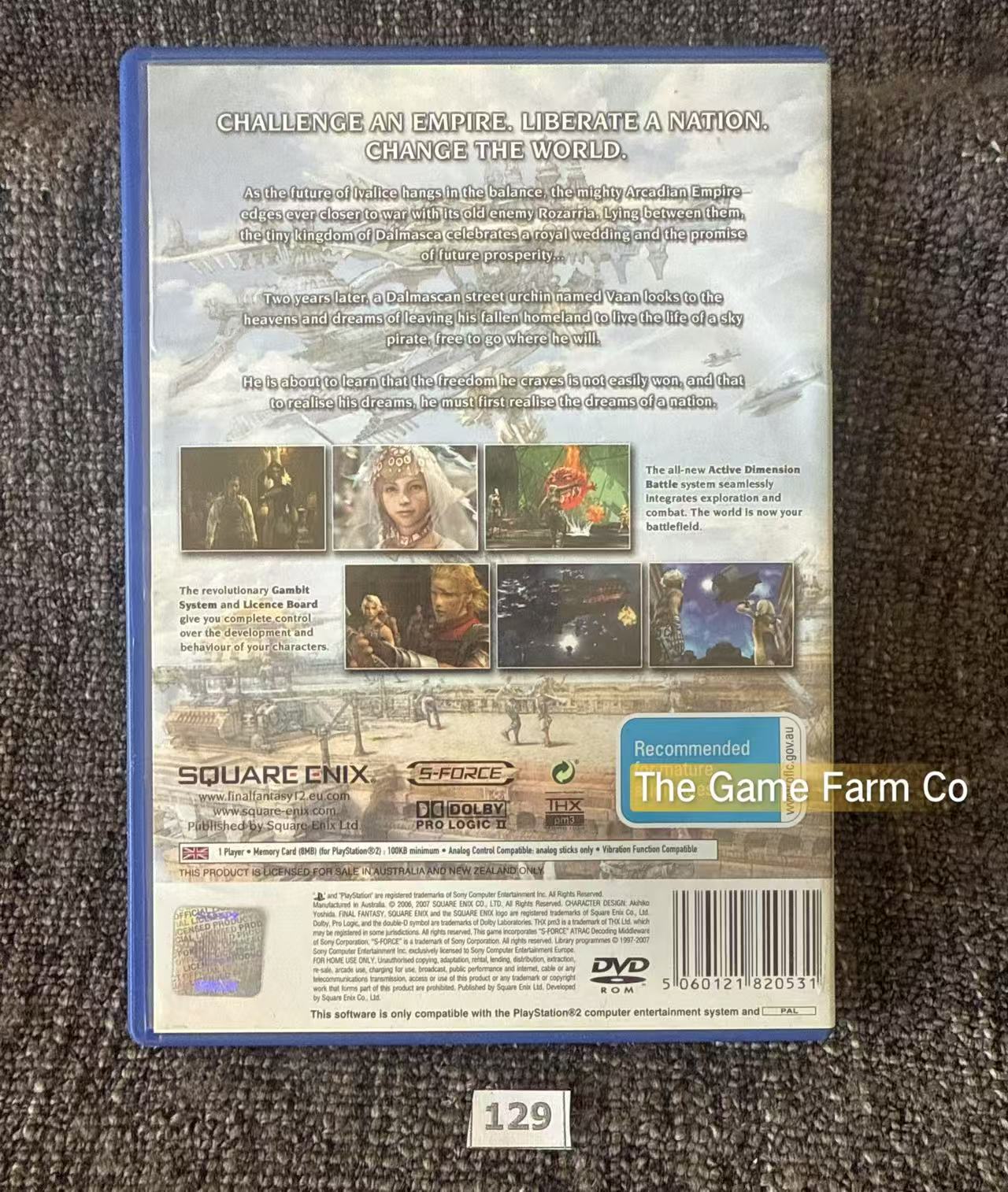 Final Fantasy XII Game- Sony PlayStation 2 (PS2)