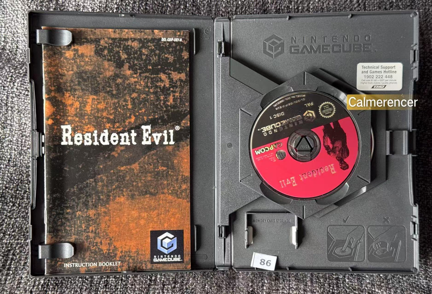 Resident Evil Game - Nintendo Gamecube - Pal Version