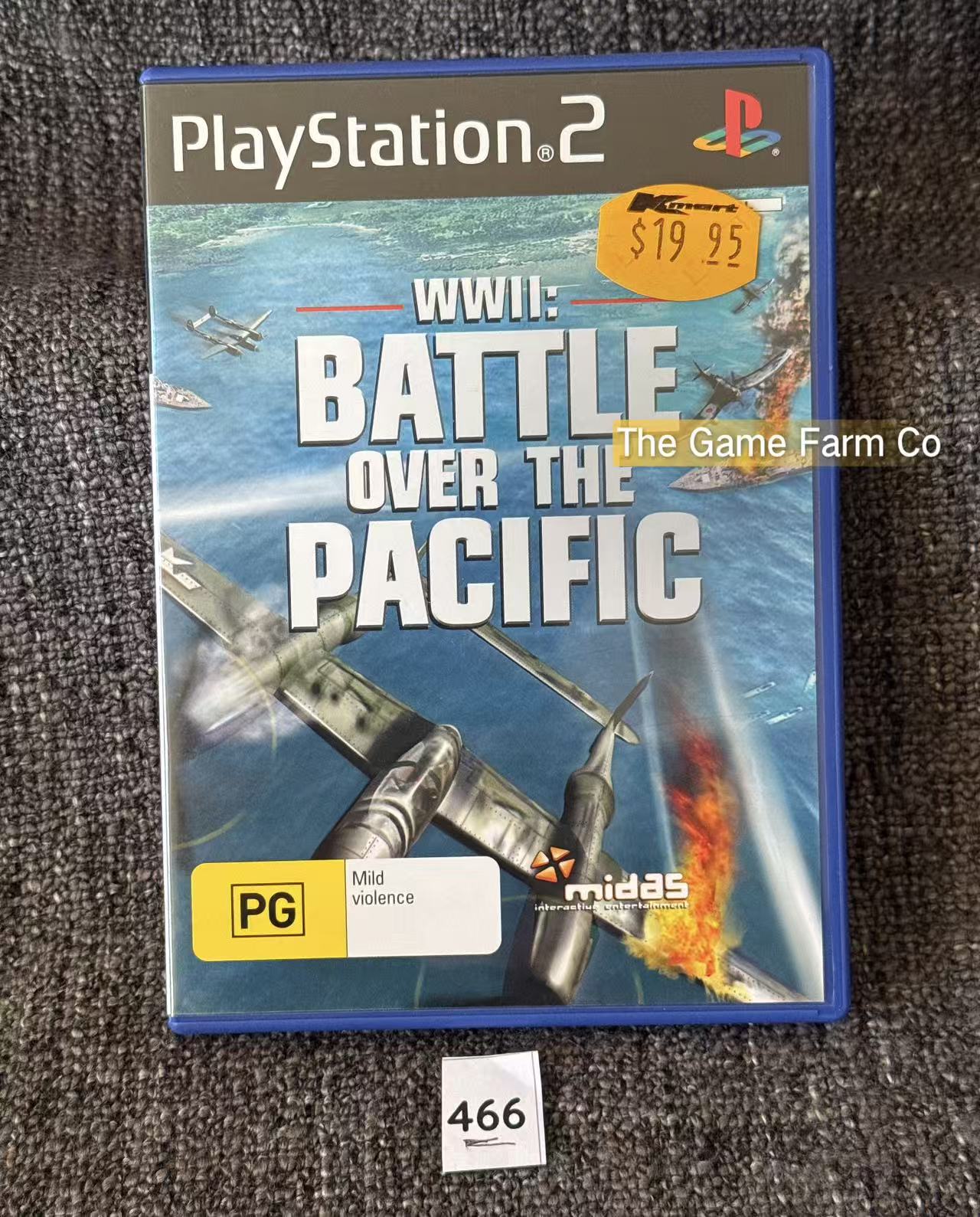 WWII: Battle Over the Pacific PS2 Physical Game CIB PAL Tested Used